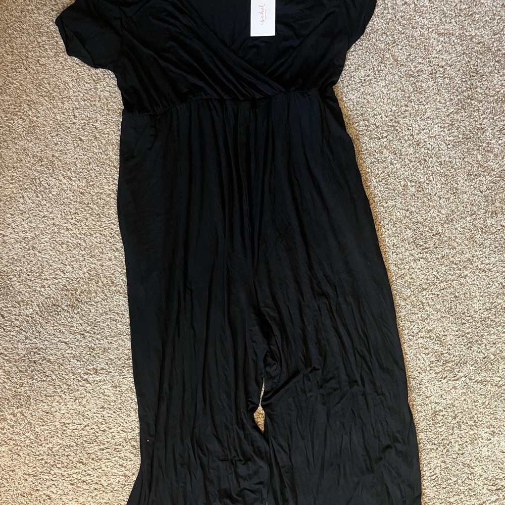 Maternity Black Jumpsuit